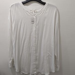 Lou & Grey for LOFT oversized button down